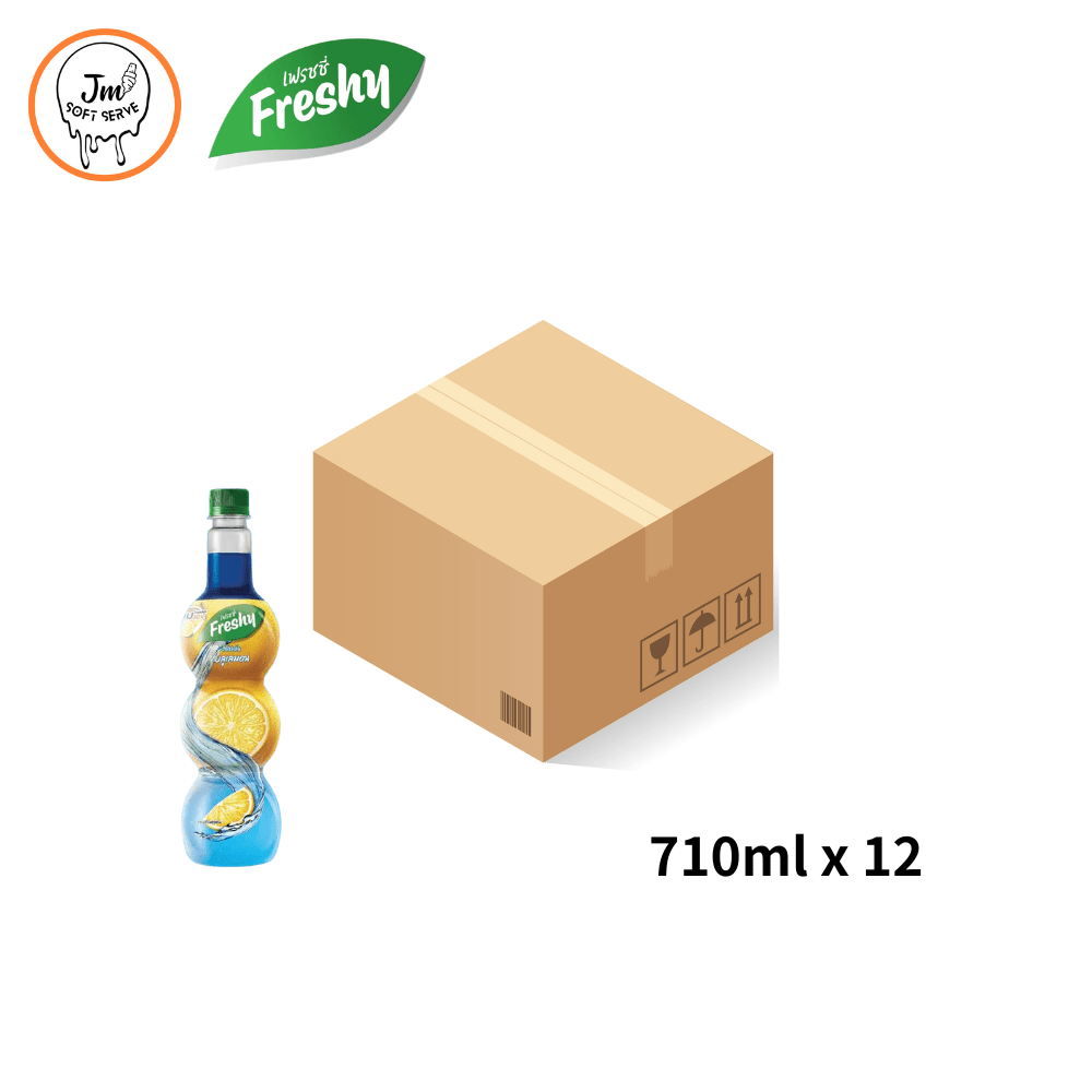Freshy Syrup Blue Lemon / ไซรัปเฟรชชี่ บลูเลมอน - jmsoftserve - ice cream machine thailand