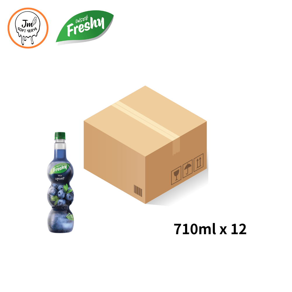 Freshy Syrup Blueberry / ไซรัปเฟรชชี่ บลูเบอร์รี่ - jmsoftserve - ice cream machine thailand
