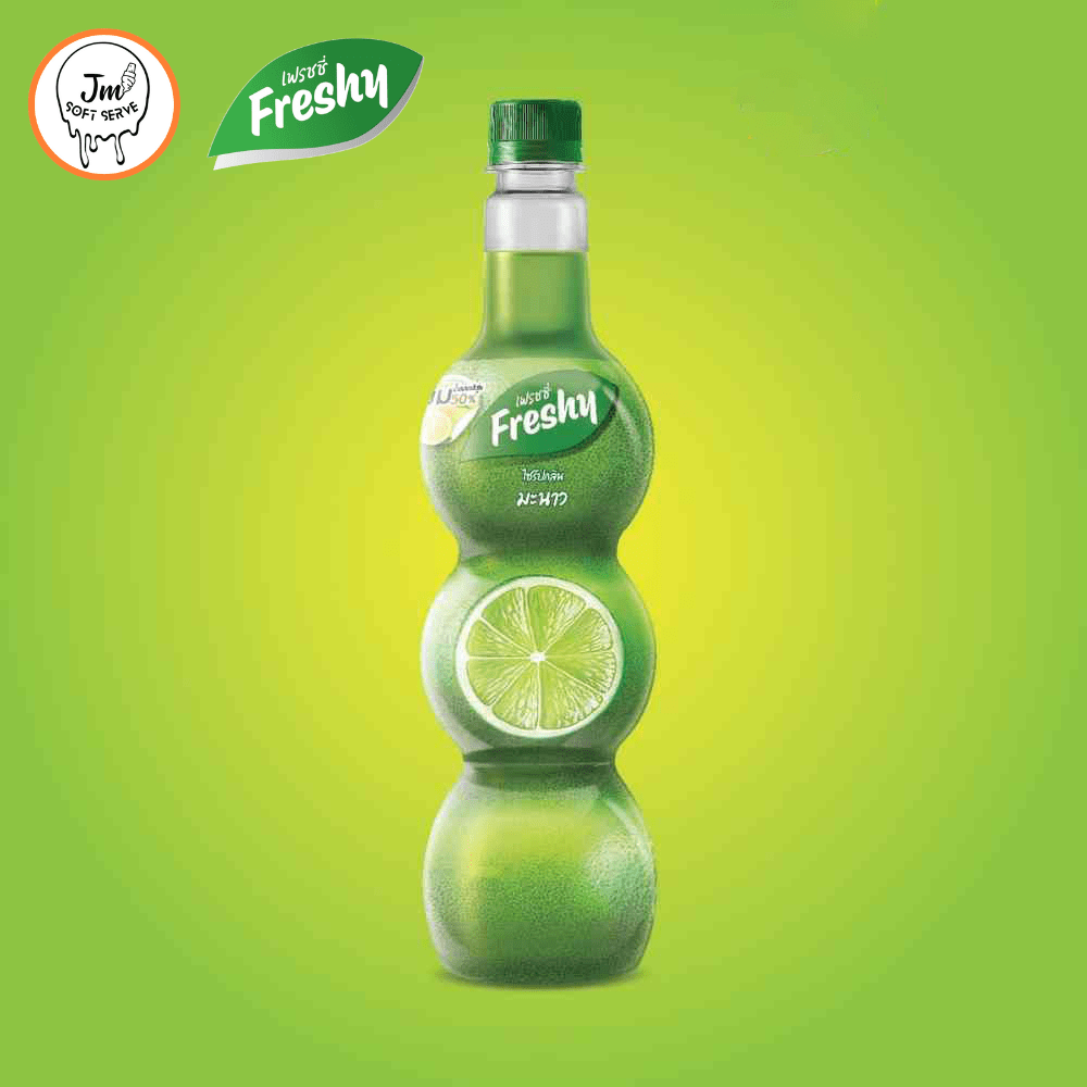 Freshy Syrup Lemon / ไซรัปเฟรชชี่ มะนาว - jmsoftserve - ice cream machine thailand
