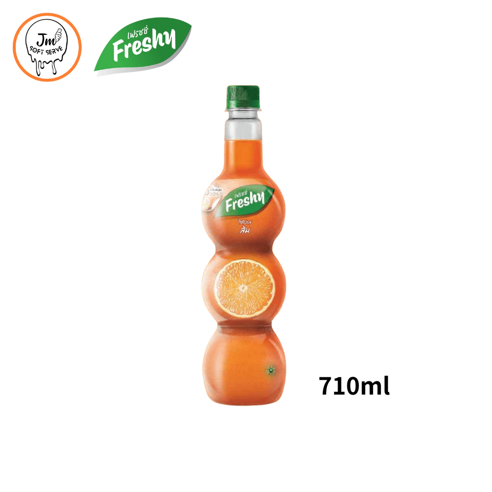 Freshy Syrup Orange / ไซรัปเฟรชชี่ ส้ม - jmsoftserve - ice cream machine thailand