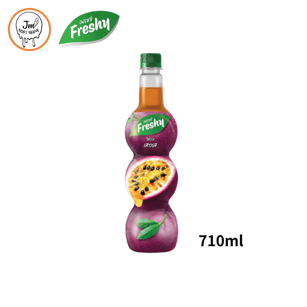 Freshy Syrup Passionfruit / ไซรัปเฟรชชี่ เสาวรส - jmsoftserve - ice cream machine thailand