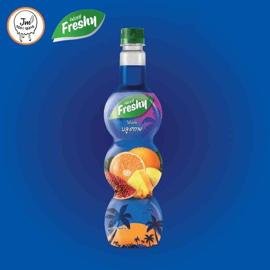 Freshy Syrup Blue Hawaii / ไซรัปเฟรชชี่ บลูฮาวาย - jmsoftserve - ice cream machine thailand