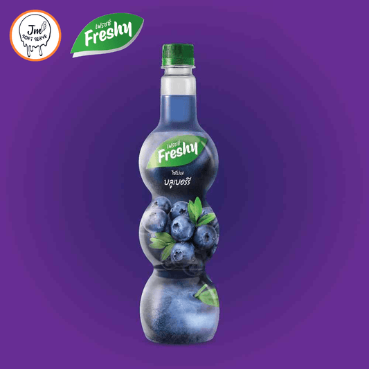 Freshy Syrup Blueberry / ไซรัปเฟรชชี่ บลูเบอร์รี่ - jmsoftserve - ice cream machine thailand