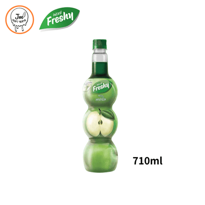 Freshy Syrup Green apple / ไซรัปเฟรชชี่ แอปเปิ้ลเขียว - jmsoftserve - ice cream machine thailand