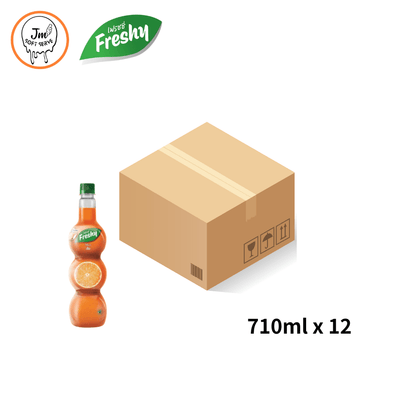 Freshy Syrup Orange / ไซรัปเฟรชชี่ ส้ม - jmsoftserve - ice cream machine thailand