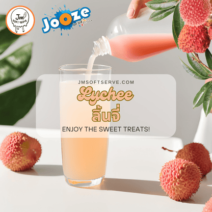 ผงลิ้นจี่ JM Softserve สำหรับเมนูเครื่องดื่มเย็น