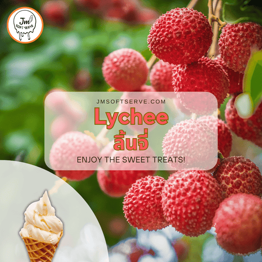 Lychee Milk / ลิ้นจี่ - jmsoftserve - ice cream machine thailand